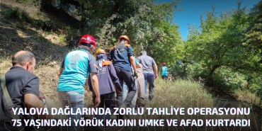 75 Yaşındaki Yörük Kadını UMKE ve AFAD Kurtardı