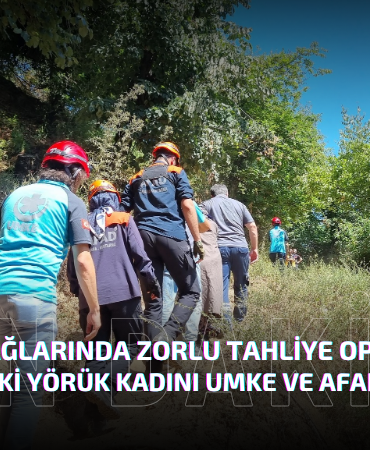 75 Yaşındaki Yörük Kadını UMKE ve AFAD Kurtardı