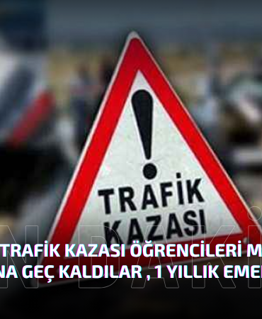 Yalova’da Trafik Kazası Öğrencileri Mağdur Etti