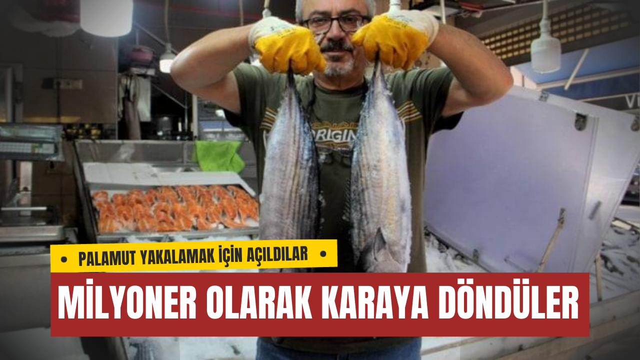 PALAMUT BEKLERKEN TORİK VURDU: SİNOP'LU BALIKÇILAR MİLYONER OLARAK KARAYA DÖNDÜ