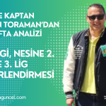 Efsane Kaptan Hakan Toraman’dan İlk Hafta Analizi: BAL Ligi, Nesine 2. Lig ve 3. Lig Değerlendirmesi