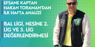 Efsane Kaptan Hakan Toraman’dan İlk Hafta Analizi: BAL Ligi, Nesine 2. Lig ve 3. Lig Değerlendirmesi