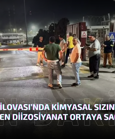 Kocaeli Dilovası’nda Kimyasal Sızıntı Paniği!