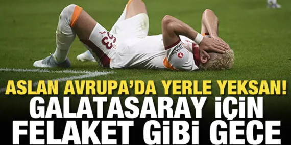 Galatasaray Almanya’da Kabusu Yaşadı: Frankfurt’a 5-1 Mağlup Oldu