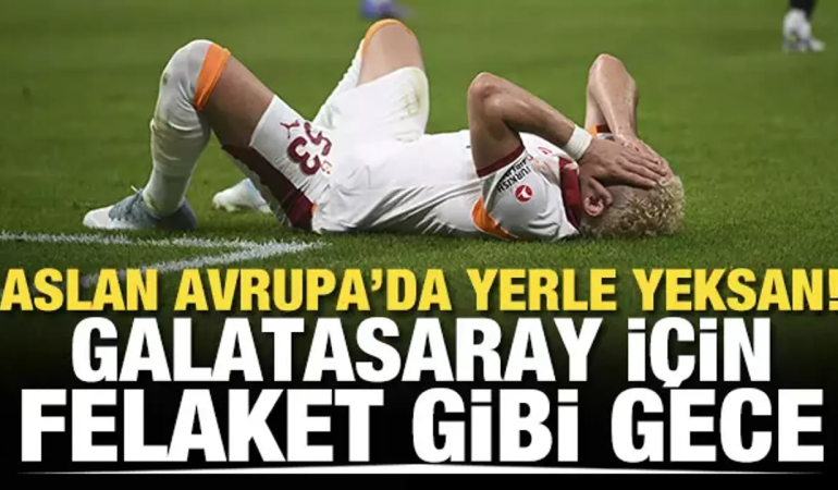 Galatasaray Almanya’da Kabusu Yaşadı: Frankfurt’a 5-1 Mağlup Oldu