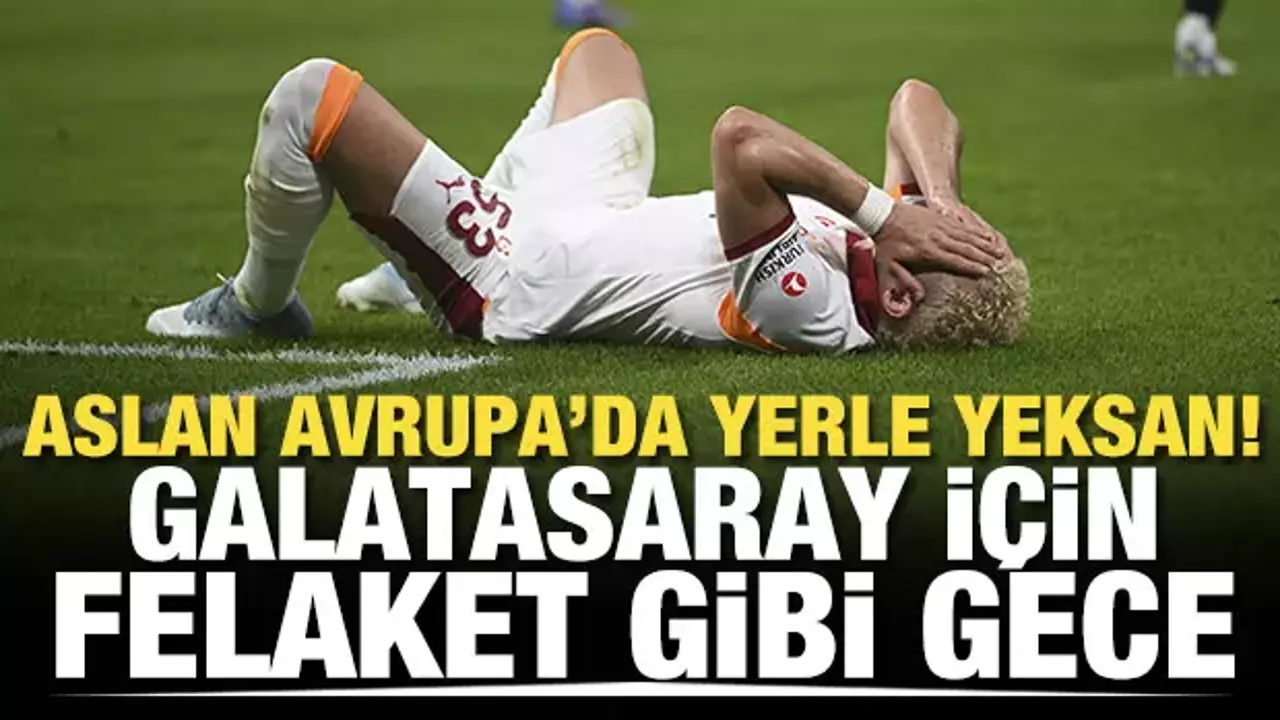 Galatasaray Almanya’da Kabusu Yaşadı: Frankfurt’a 5-1 Mağlup Oldu