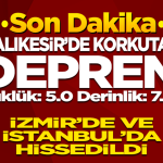 Balıkesir’de 4,9 Büyüklüğünde Deprem! İstanbul ve İzmir’de de Hissedildi