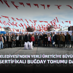 Yalova Belediyesi’nden Yerli Üreticiye Büyük Destek: 14 Ton Sertifikalı Buğday Tohumu Dağıtıldı