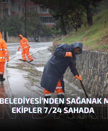 Yalova Belediyesi’nden Sağanak Mesaisi: Ekipler 7/24 Sahada