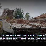 EROL TATAR'DAN SERT TEPKİ : “YAZIK, ÇOK YAZIK!”