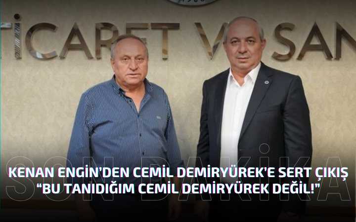 YTSO’DA KRİZ BÜYÜYOR: KENAN ENGİN’DEN CEMİL DEMİRYÜREK’E SERT ÇIKIŞ