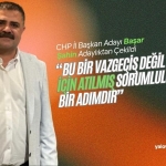 CHP Yalova İl Başkan Adayı Başar Şahin Adaylıktan Çekildi
