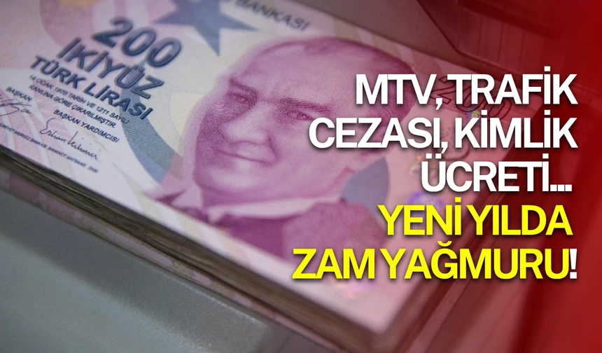 2026 Yılında Vergi ve Harçlara Büyük Zam Geliyor