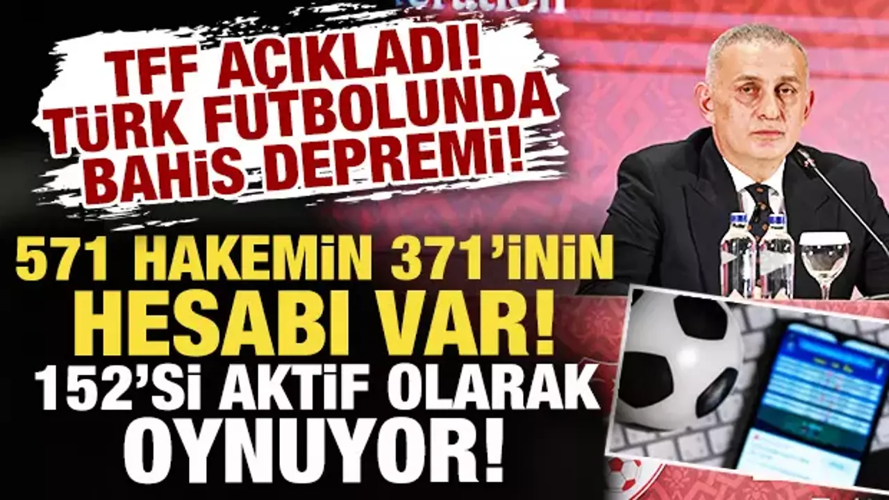 TFF Başkanı Hacıosmanoğlu’ndan Şok İtiraf