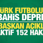 TFF Bahis Skandalında 152 Hakemi PFDK'ye Sevk Etti!