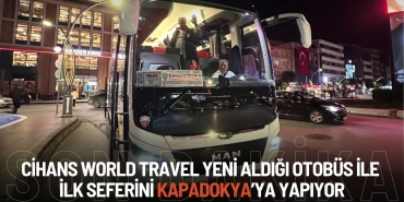 Cihan’s World Travel Agency Kendi Otobüsüyle Yeni Döneme Başladı