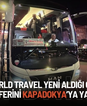 Cihan’s World Travel Agency Kendi Otobüsüyle Yeni Döneme Başladı