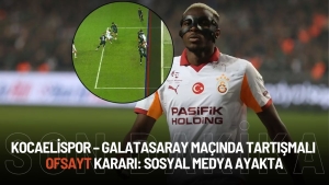 Kocaelispor – Galatasaray Maçında Tartışmalı Ofsayt Kararı: Sosyal Medya Ayakta