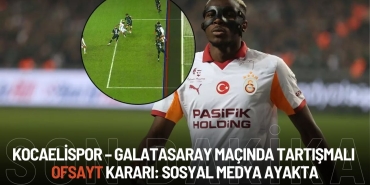 Kocaelispor – Galatasaray Maçında Tartışmalı Ofsayt Kararı: Sosyal Medya Ayakta