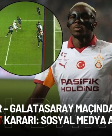 Kocaelispor – Galatasaray Maçında Tartışmalı Ofsayt Kararı: Sosyal Medya Ayakta