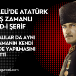 “YALOVA BENİM KENTİMDİR” DİYEN ATAMIZI MEVLİD-İ ŞERİF İLE ANALIM
