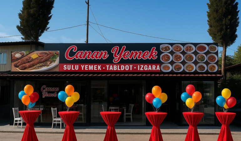 CANAN YEMEK ALTINOVA’DA AÇILIYOR: BÖLGENİN YENİ GASTRONOMİ NOKTASI HİZMETE HAZIR