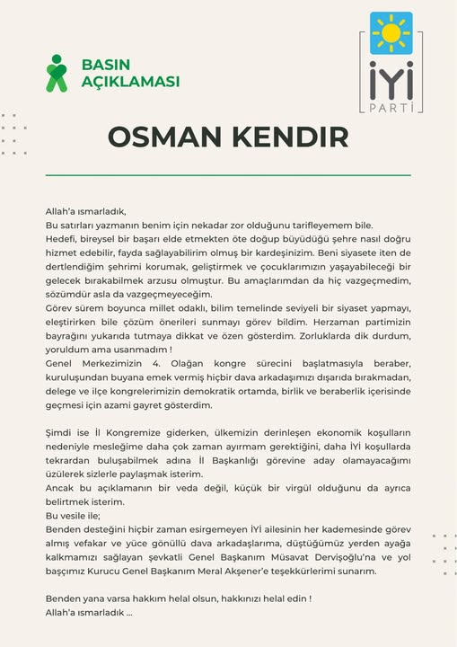 İYİ Parti Yalova’da Yenilenme Rüzgârı: Gözler Kürşat Emre Çandır’a Çevrildi