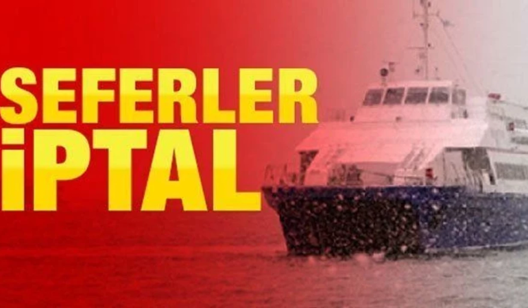 İDO’dan Yalova-Pendik Seferlerinde Yeni İptaller