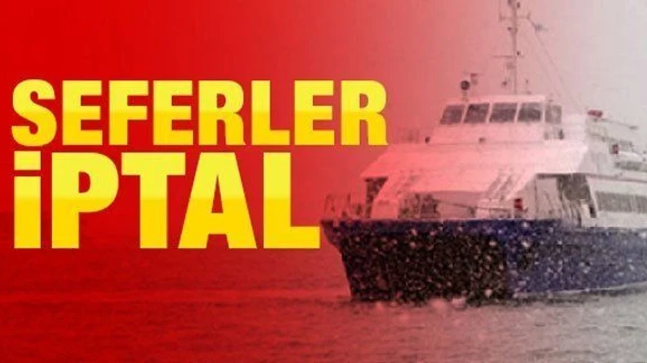 İDO’dan Yalova-Pendik Seferlerinde Yeni İptaller