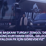 Yalova FK'da Bayrak Devri Gerçekleşti