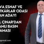 YESO BAŞKAN ADAYI KEMAL ÇINAR’DAN KAPSAMLI BASIN AÇIKLAMASI