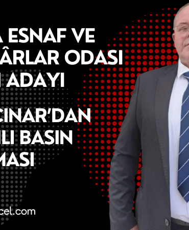 YESO BAŞKAN ADAYI KEMAL ÇINAR’DAN KAPSAMLI BASIN AÇIKLAMASI