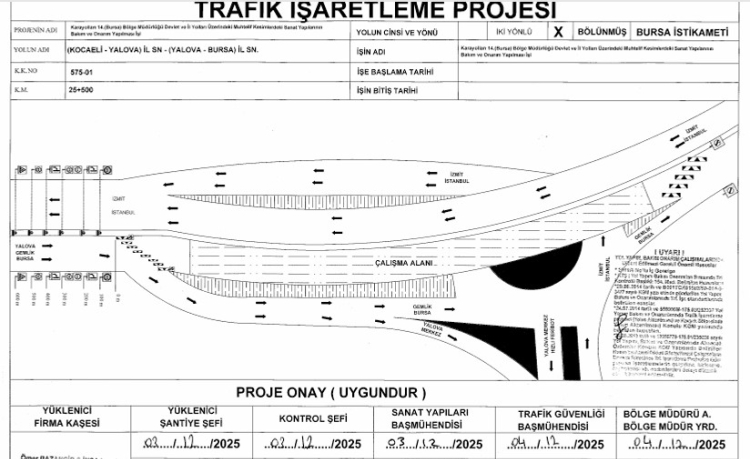 Tonami Köprülü Kavşağı’nda 1 Ay Sürecek Bakım Çalışması