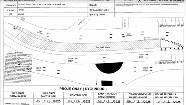 Tonami Köprülü Kavşağı’nda 1 Ay Sürecek Bakım Çalışması
