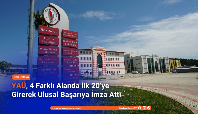 YÖK 2025 Raporu’nda YAÜ Türkiye Zirvesinde