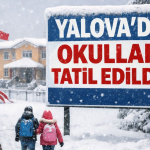 Olumsuz Hava Koşulları Nedeniyle Okullar Tatil Edildi