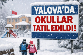 Olumsuz Hava Koşulları Nedeniyle Okullar Tatil Edildi