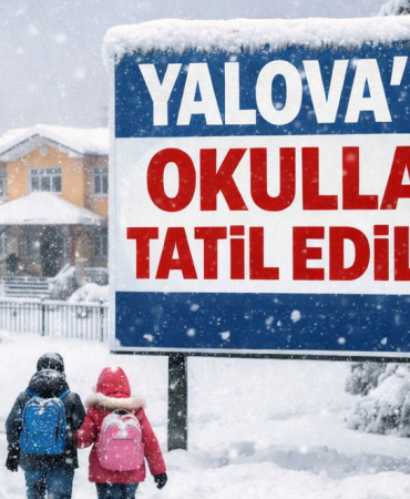 Olumsuz Hava Koşulları Nedeniyle Okullar Tatil Edildi