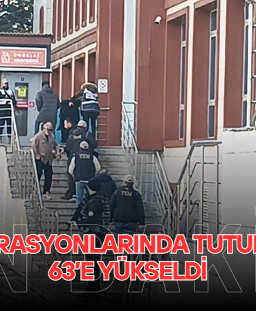 DEAŞ OPERASYONLARINDA TUTUKLU SAYISI 63’E YÜKSELDİ