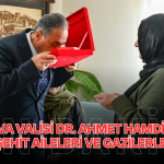 Yalova Valisi Dr. Ahmet Hamdi Usta Göreve Şehit Aileleri ve Gazilerle Başladı