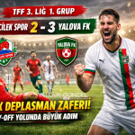 Yalova FK, Kestel Deplasmanından Kritik Zaferle Döndü