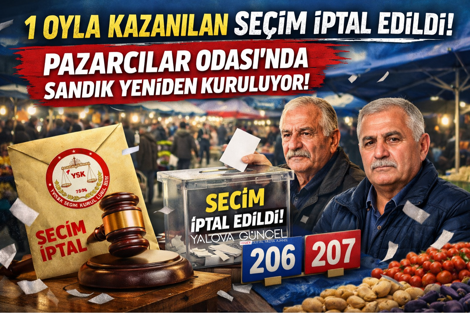 1 Oyla Kazanılan Seçim Geçersiz Sayıldı