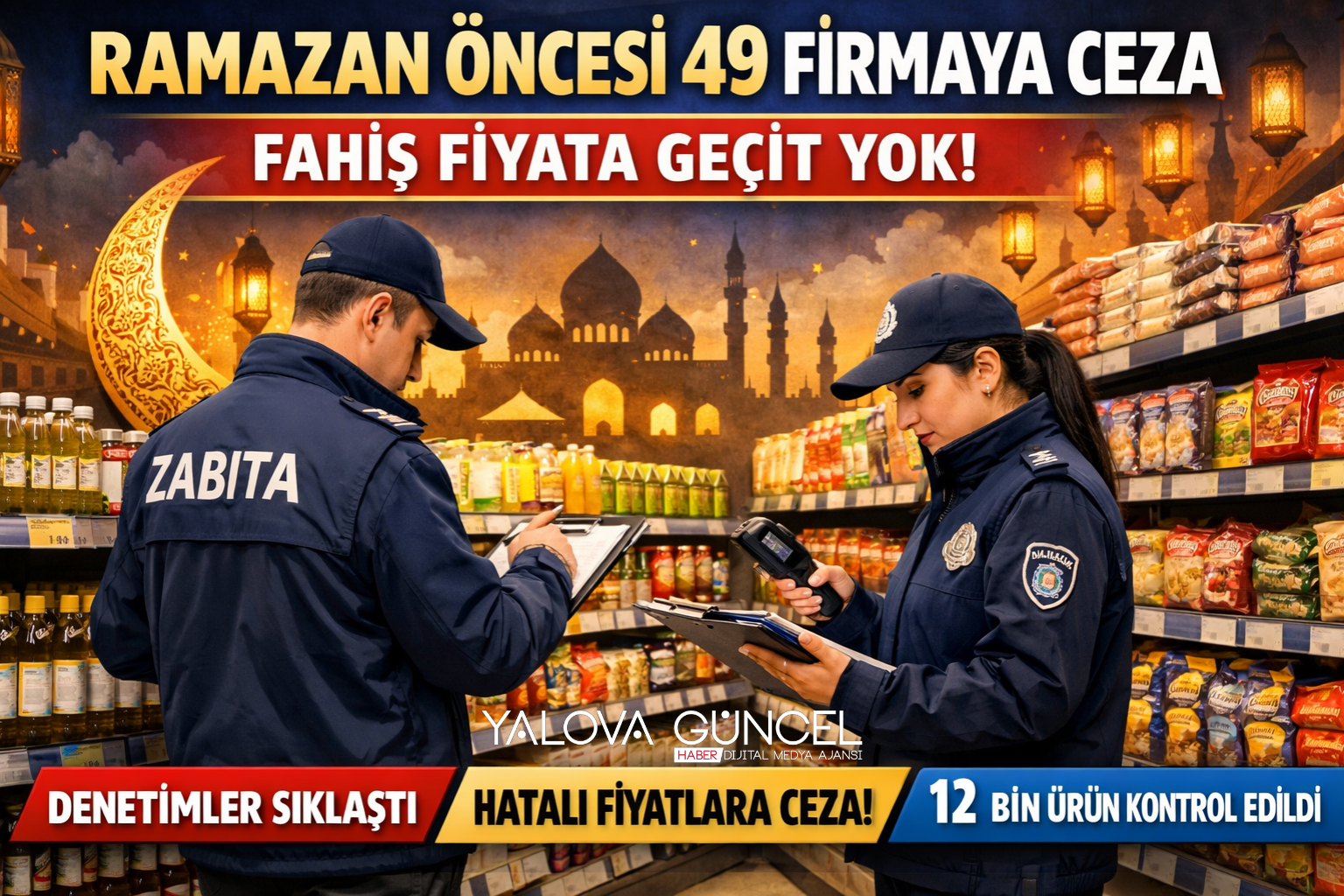 Ramazan Öncesi Fahiş Fiyat Denetimleri Sıklaştırıldı