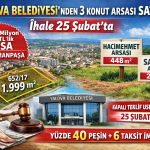 Yalova Belediyesi’nden 3 Konut Arsası Satışı