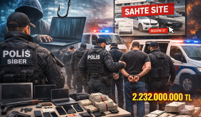 Sahte Araç Kiralama Sitelerine Büyük Darbe: 29 İlde Eş Zamanlı Operasyon, 68 Gözaltı