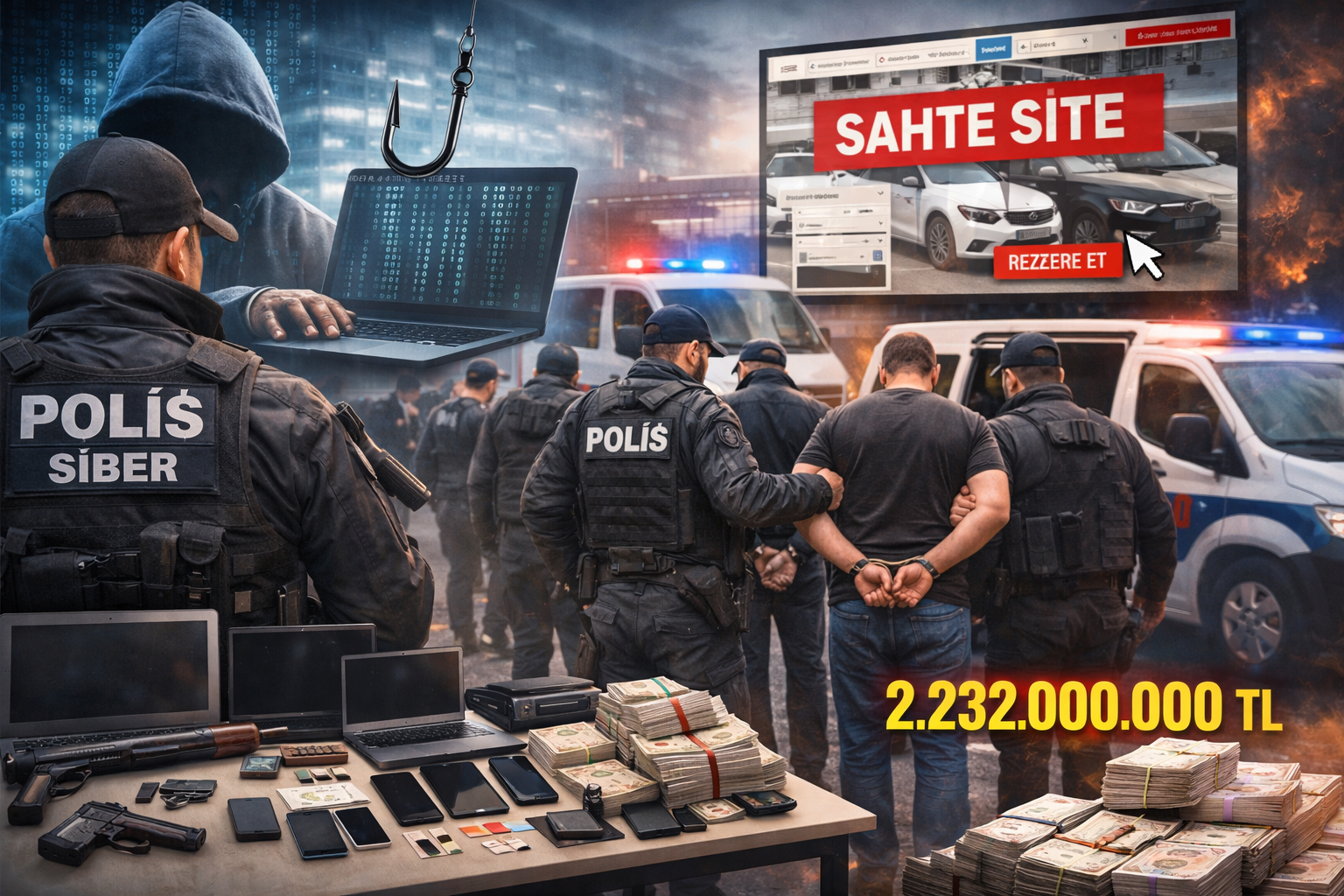 Sahte Araç Kiralama Sitelerine Büyük Darbe: 29 İlde Eş Zamanlı Operasyon, 68 Gözaltı