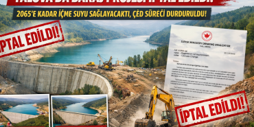 Yalova’da Karadere ve Kınalı Barajları Projesi iptal edildi