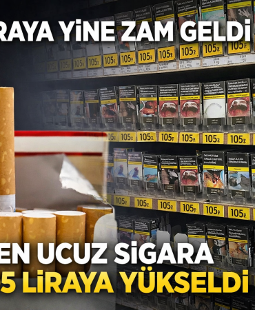 Sigara Fiyatlarına Bir Zam Daha: En Ucuz Sigara 105 TL Oldu