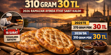 Yalova’da 310 Gram Ramazan Pidesi 30 TL