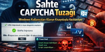 Sahte CAPTCHA Tuzağı: Windows Kullanıcıları Klavye Kısayoluyla Hackleniyor